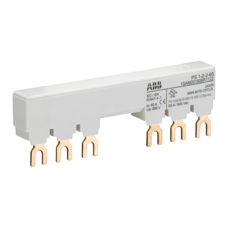 1 pcs - ABB Mounting Kit for Use with MS116, MS132, 13mm Length, 3-Phase, 250Vdc, 400Vac