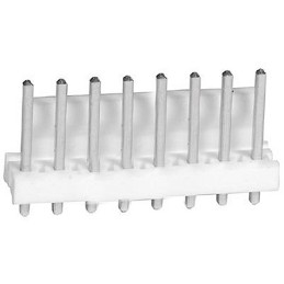 5 pcs - TE Connectivity MTA-156 Series Straight Through Hole Pin Header, 8 Contact(s), 3.96mm Pitch, 1 Row(s), Unshrouded