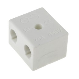 5 pcs - RS PRO Non-Fused Terminal Block, 2-Way, 76A, 6 AWG Wire, Screw Down Termination