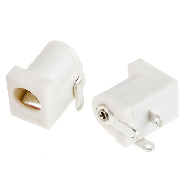 5 pcs - RS PRO Right Angle DC Socket Rated At 5.0A, 12.0 V, PCB Mount, length 14.5mm, Tin