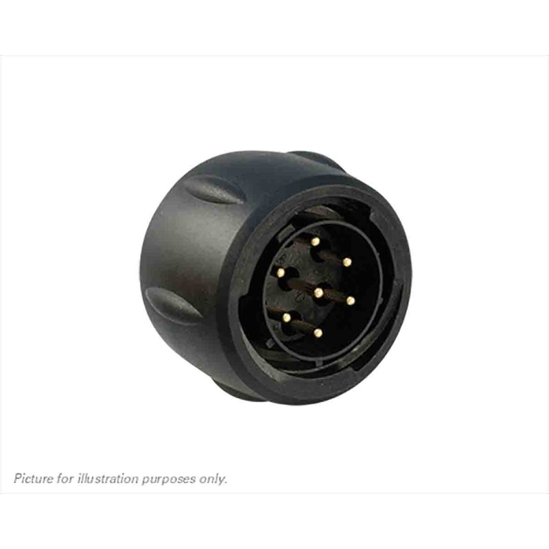 1 pcs - Souriau Circular Connector, 8 Contacts, Cable Mount, Socket, Male, IP68, IP69K, UTS Series