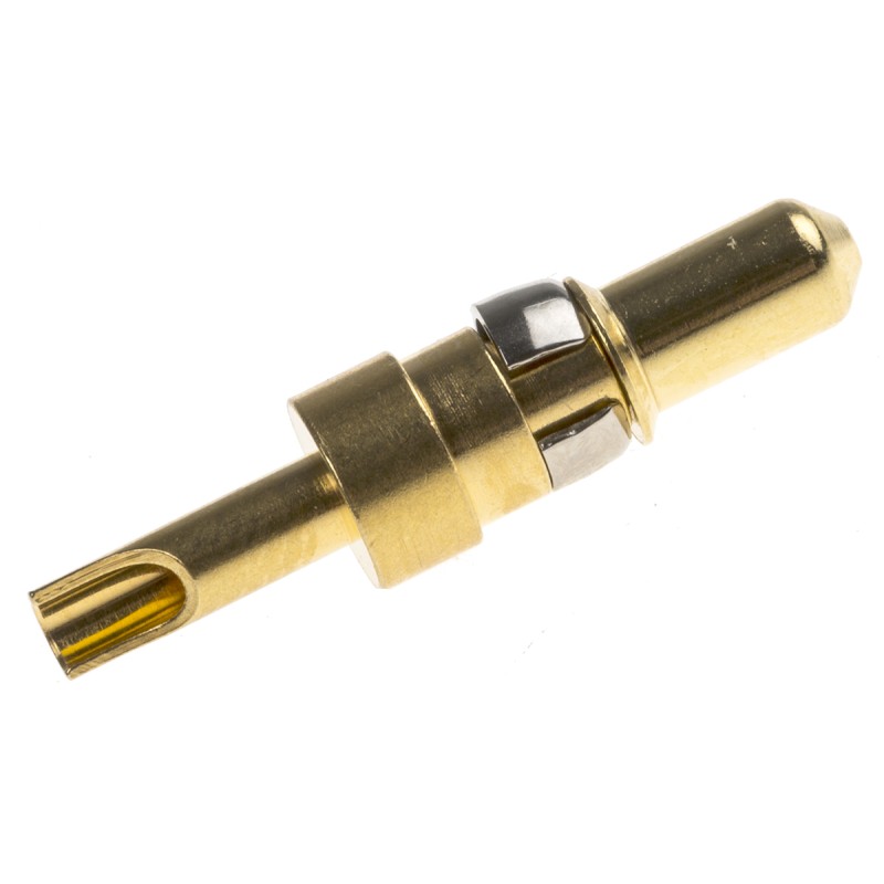 1 pcs - RS PRO , Straight , Male Gold , Copper Alloy , Backplane Connector Contact