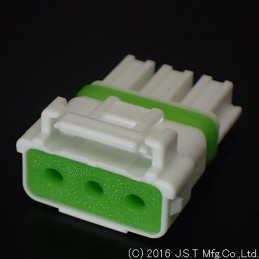 6 pcs - JST, WPJ Female Connector Housing, 5mm Pitch, 3 Way, 1 Row