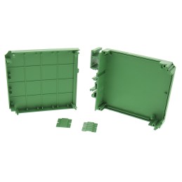 1 pcs - CAMDENBOSS Vertical Enclosure Type CVB Series , 22.5 x 82 x 90mm, Polycarbonate DIN Rail Enclosure