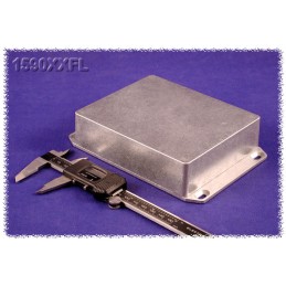 1 pcs - Hammond 1590 Series Die Cast Aluminium Enclosure, IP54, Flanged, 145 x 121 x 39mm