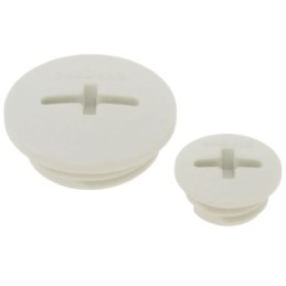 10 pcs - Lapp Blanking Plug, M16, Fibreglass Nylon, 20mm Diameter, Threaded