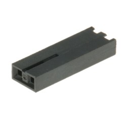 10 pcs - Molex, SL Female Connector Housing, 2.54mm Pitch, 2 Way, 1 Row