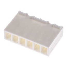 10 pcs - Molex, KK 396 Female Connector Housing, 3.96mm Pitch, 6 Way, 1 Row