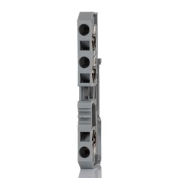 5 pcs - Wago 282 Series Grey Feed Through Terminal Block, 6mm², Single-Level, Cage Clamp Termination