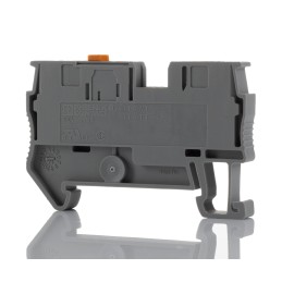 5 pcs - Phoenix Contact PT 4-MT Series Grey Disconnect Terminal Block, Single-Level, Push In Termination