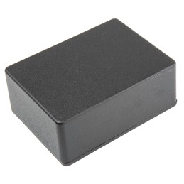 1 pcs - Hammond 1590 Series Black Die Cast Aluminium Enclosure, IP54, Black Lid, 110.5 x 81.5 x 40mm