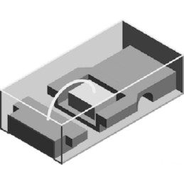 3000 pcs - Vishay TLMS1100-GS08, TLMS1100 Red CoB LED