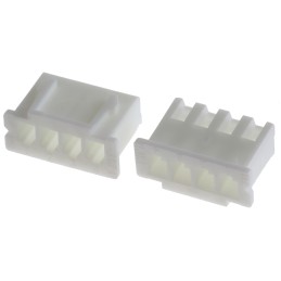 25 pcs - JST, XHP Female Connector Housing, 2.5mm Pitch, 4 Way, 1 Row