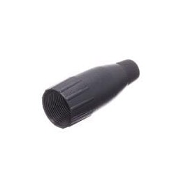 1 pcs : AC-NUT-J-BLK - XLR Connectors Backshell for AC Series Black