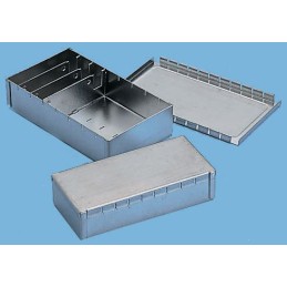 1 pcs - Teko Tin Plated Steel PCB Mounting Enclosure, 83 x 50 x 26mm