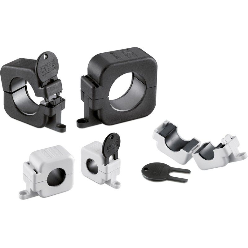 1 pcs - Wurth Elektronik Openable Ferrite Sleeve with key, 40 x 20 x 30mm, For Computer Data and Power Cable, Mounting on