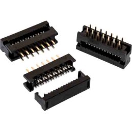 5 pcs - Wurth Elektronik 6-Way IDC Connector Plug for Cable Mount, 2-Row