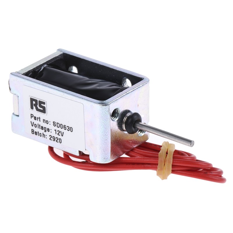 1 pcs - Solentec Limited Linear Solenoid, 12 V dc, 29.5 x 15.9 x 20 mm