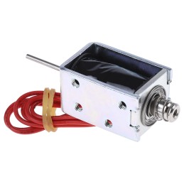 1 pcs - Solentec Limited Linear Solenoid, 12 V dc, 29.5 x 15.9 x 20 mm