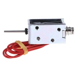 1 pcs - Solentec Limited Linear Solenoid, 12 V dc, 29.5 x 15.9 x 20 mm