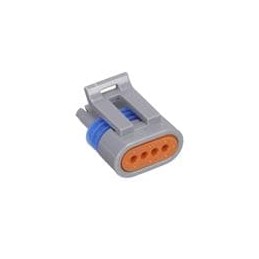 1 pcs : 15317574 - Automotive Connectors CONN M/P 150.2 4W F SLD MED GRY NYL