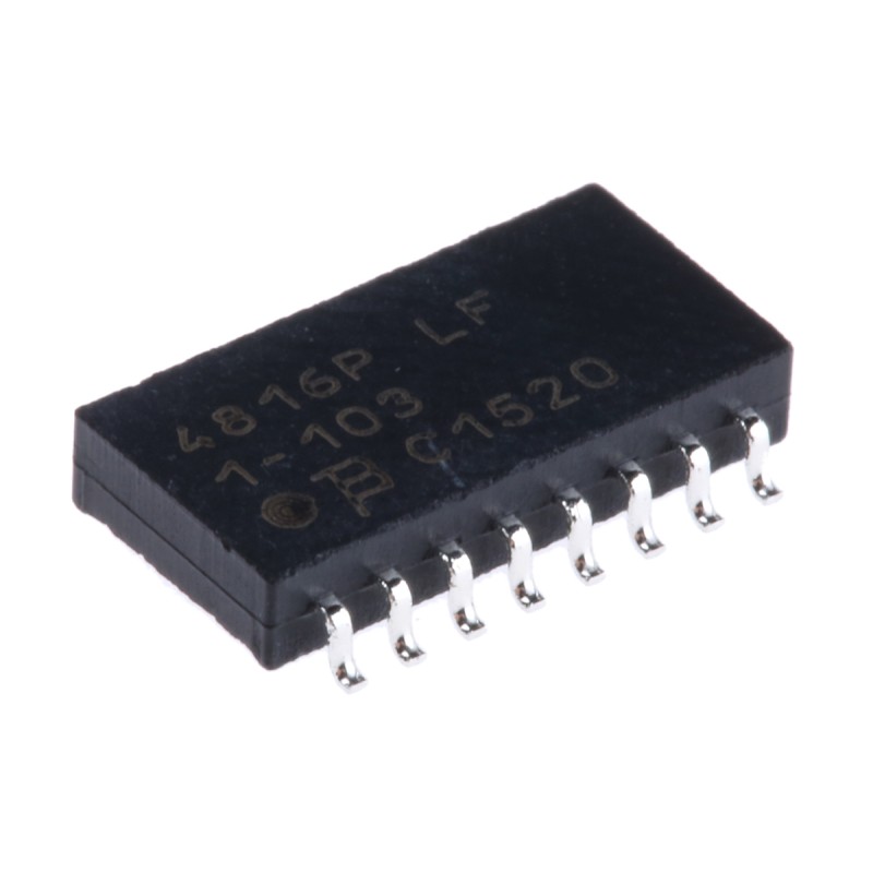 5 pcs - Bourns, 4800P 10kΩ ±2% Isolated Resistor Array, 8 Resistors, 1.28W total, SOIC