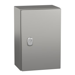 1 pcs - Schneider Electric Spacial S3X Series 304 Stainless Steel Wall Box, IP66, 300 mm x 200 mm x 150mm