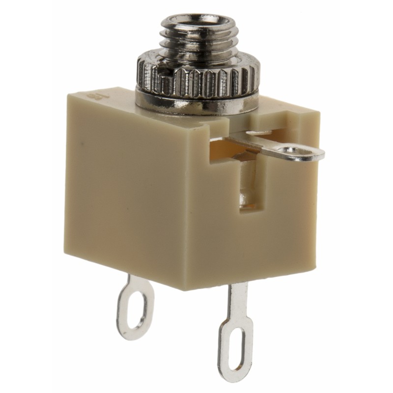 5 pcs - RS PRO Jack Connector 2.5 mm PCB Mount Mono Socket, 2Pole 500mA