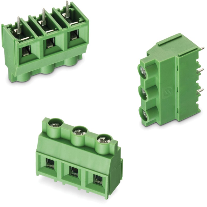 5 pcs - Wurth Elektronik 2509 Series PCB Terminal Block, 2-Contact, 9.52mm Pitch, PCB Mount, 1-Row, Solder Termination
