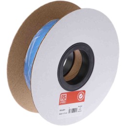 1 Reel of 3 M - RS PRO Heat Shrink Tubing, Blue 24mm Sleeve Dia. x 3m Length 3:1 Ratio