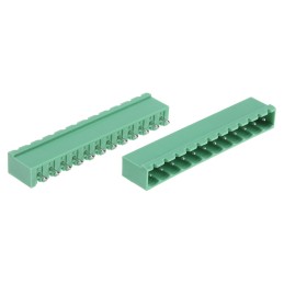 5 pcs - Phoenix Contact 5.08mm Pitch 12 Way Pluggable Terminal Block, Header, Solder Termination