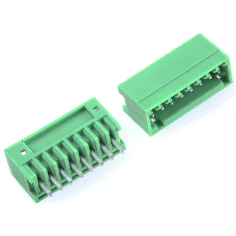 5 pcs - Phoenix Contact 2.5mm Pitch 8 Way Pluggable Terminal Block, Header, Through Hole, Solder Termination