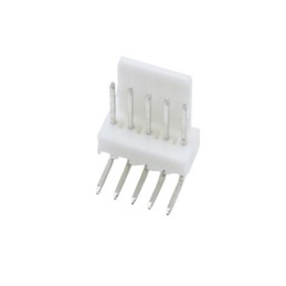 5 pcs - Molex 7395 Series Right Angle Through Hole Pin Header, 5 Contact(s), 2.54mm Pitch, 1 Row(s), Unshrouded