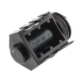 5 pcs - RS PRO Jack Connector 6.35 mm PCB Mount Mono Socket, 3Pole 5A