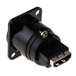 1 pcs - RS PRO Type A 2 Way Female Feedthrough HDMI Connector
