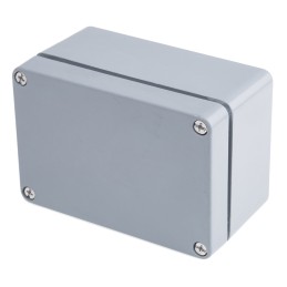 1 pcs - RS PRO Grey PET Enclosure, IP66, Grey Lid, 110 x 75 x 55mm