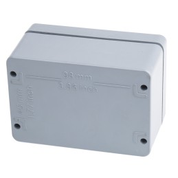 1 pcs - RS PRO Grey PET Enclosure, IP66, Grey Lid, 110 x 75 x 55mm