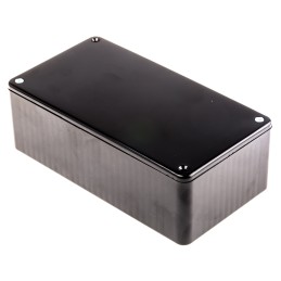 1 pcs - CAMDENBOSS 2000 Series Black ABS Enclosure, IP54, Black Lid, 150 x 80 x 50mm