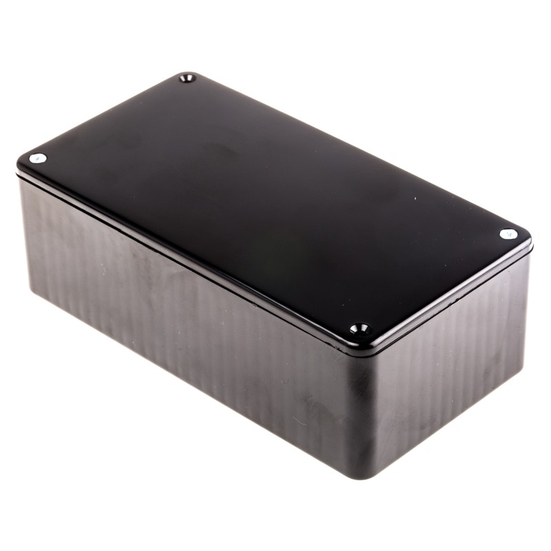 1 pcs - CAMDENBOSS 2000 Series Black ABS Enclosure, IP54, Black Lid, 150 x 80 x 50mm