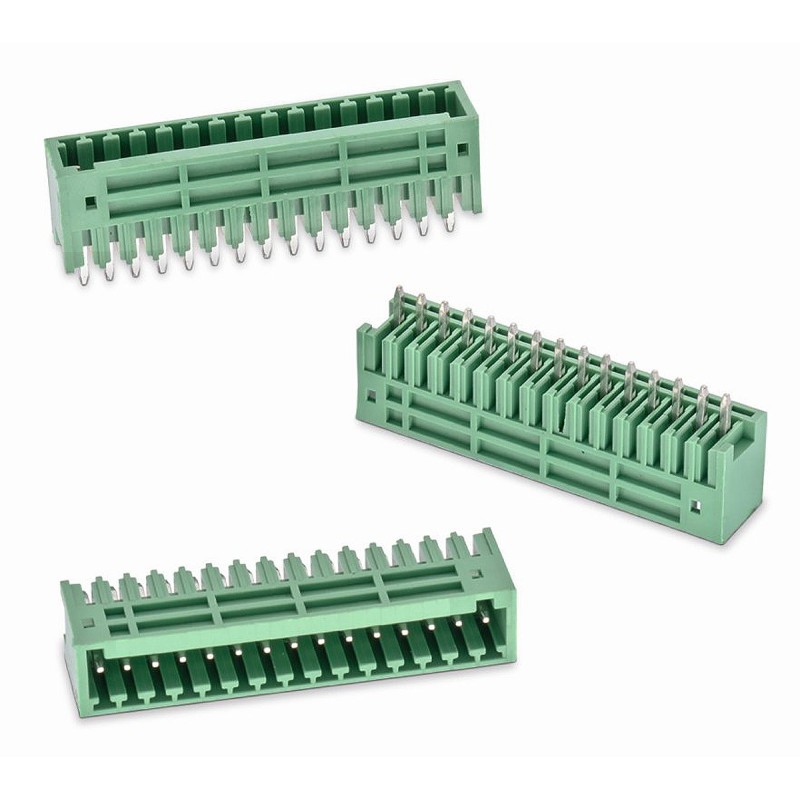 5 pcs - Wurth Elektronik 2.5mm Pitch 3 Way Pluggable Terminal Block, Header, Solder Termination