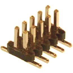 5 pcs - Amphenol Communications Solutions Minitek127 Series Straight Surface Mount Pin Header, 20 Contact(s), 1.27mm Pitch, 2
