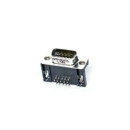 1 pcs : L717HDE15PD1CH3R - D-Sub High Density Connectors 15P Sz E Hi Density Pin Rear Insert M3