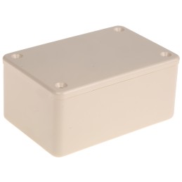 1 pcs - CAMDENBOSS 2000 Series Beige ABS Enclosure, IP54, Beige Lid, 85 x 56 x 39mm