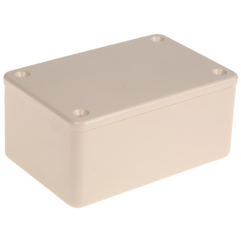 1 pcs - CAMDENBOSS 2000 Series Beige ABS Enclosure, IP54, Beige Lid, 85 x 56 x 39mm