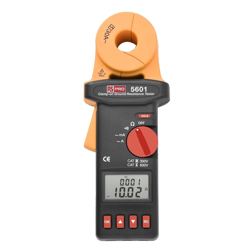 1 pcs - RS PRO Earth Tester, 1500Ω CAT II 600V, CAT III 300V