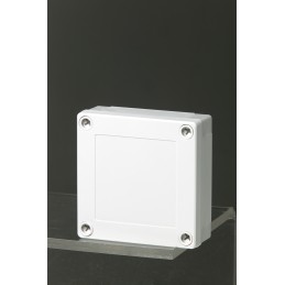 1 pcs - Fibox Grey Polycarbonate Enclosure, IP66, IP67, IK08, Grey Lid, 100 x 100 x 35mm