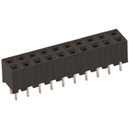 5 pcs - Hirose A3C Series Straight Through Hole Mount PCB Socket, 20-Contact, 2-Row, 2mm Pitch, Solder Termination