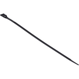 1 Bag of 100 - RS PRO Cable Tie, Double Locking, 360mm x 9 mm, Black Nylon, Pk-100