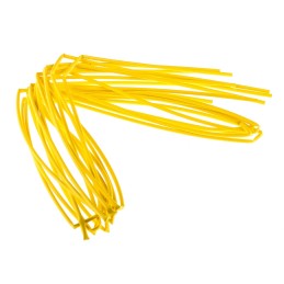 5 pcs - RS PRO Heat Shrink Tubing, Yellow 1.6mm Sleeve Dia. x 1.2m Length 2:1 Ratio