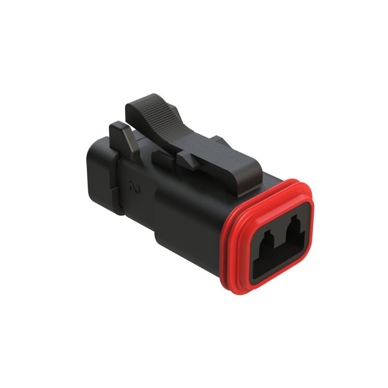 5 pcs - Amphenol Industrial, AT Cable connector Socket 2 Way, Crimp Termination